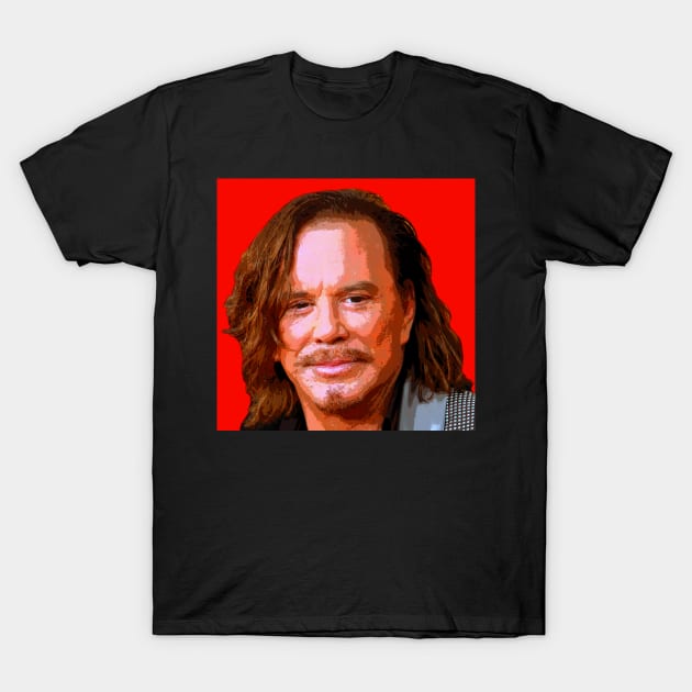 mickey rourke T-Shirt by oryan80